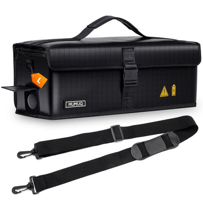 Feuerfeste Ebike Akku Tasche 49x15x15cm mit Ladeanschluss