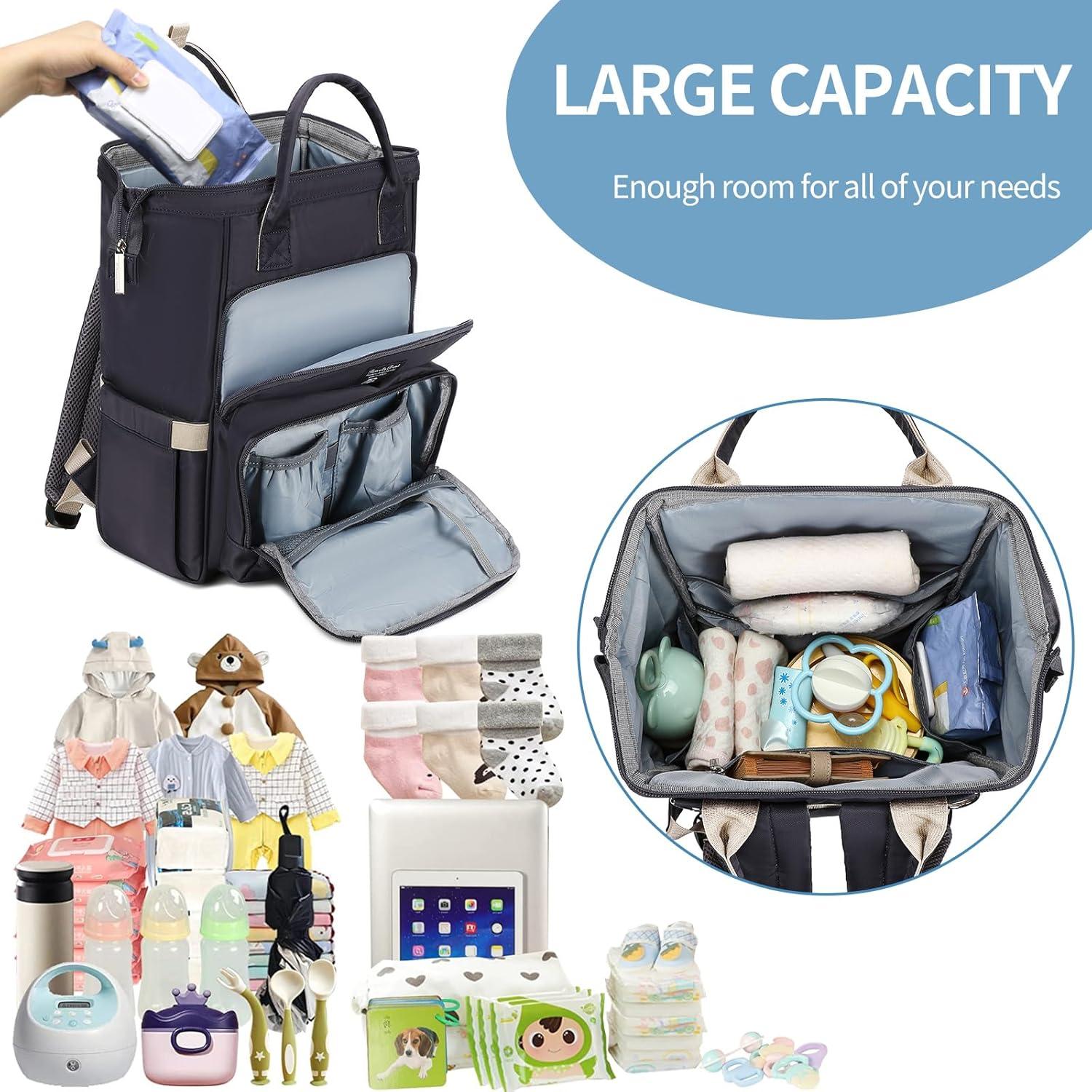 Pomelo Best Baby Wickelrucksack Rucksack mit wasserdichter Unterlage