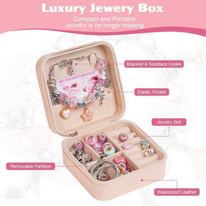 Bastelset Schmuck für Mädchen: Armbänder & Halsketten selber machen