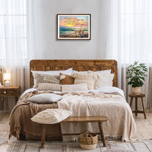 Meeresschildkröte Leinwandbild Strand Ozean Zitat Wanddeko