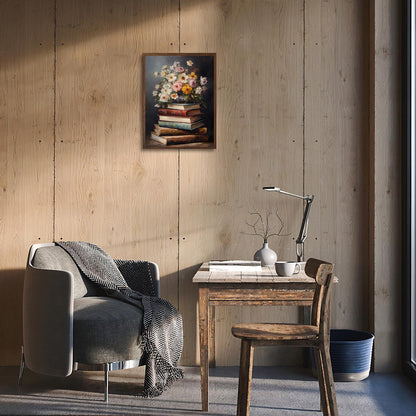 Vintage Blumen Wandbilder Dunkle Academia Dekoration 30x40