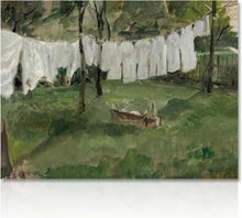 Landschaft Wandbild Vintage Leinwand 30x40 cm Ungerahmt