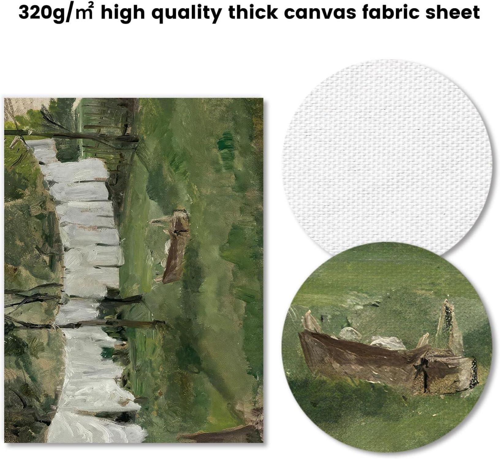 Land Vintage Wandbilder Drucke Französisches Antike Leinwand 30x40cm