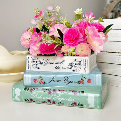 Keramik Blumentopf Buchvase Dekoration für Zuhause