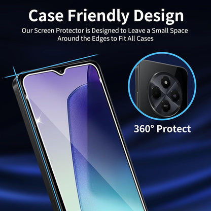 Schutzfolie Xiaomi Mi Redmi 14C Panzerglas 3 Stück Display Kamera