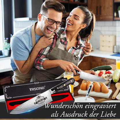 Valentinstag Geschenk für Ihn Kochmesser - Ich Liebe Dich Geschenk