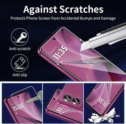 Schutzfolie für Motorola Moto G55, Panzerglas 3 Stk. 9H