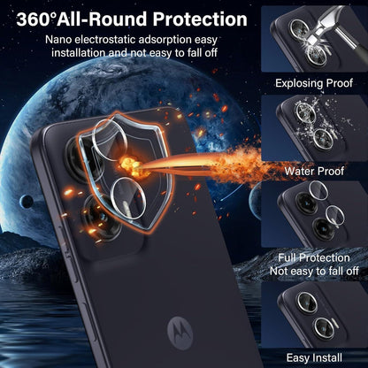 Schutzfolie Motorola Moto G55 Panzerglas 3er Set 9H Härte Displayfolie