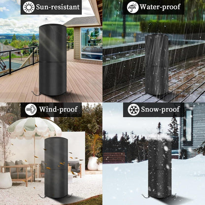 Wetterschutzhülle für Terrassenheizer 50x50x120cm – Wasserdicht & Winddicht