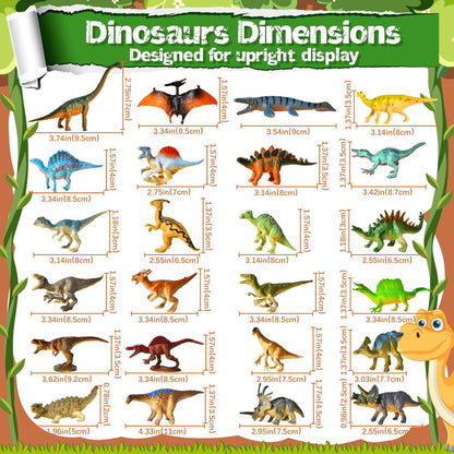 Dinosaurier Adventskalender Weihnachts Countdown Geschenkbox