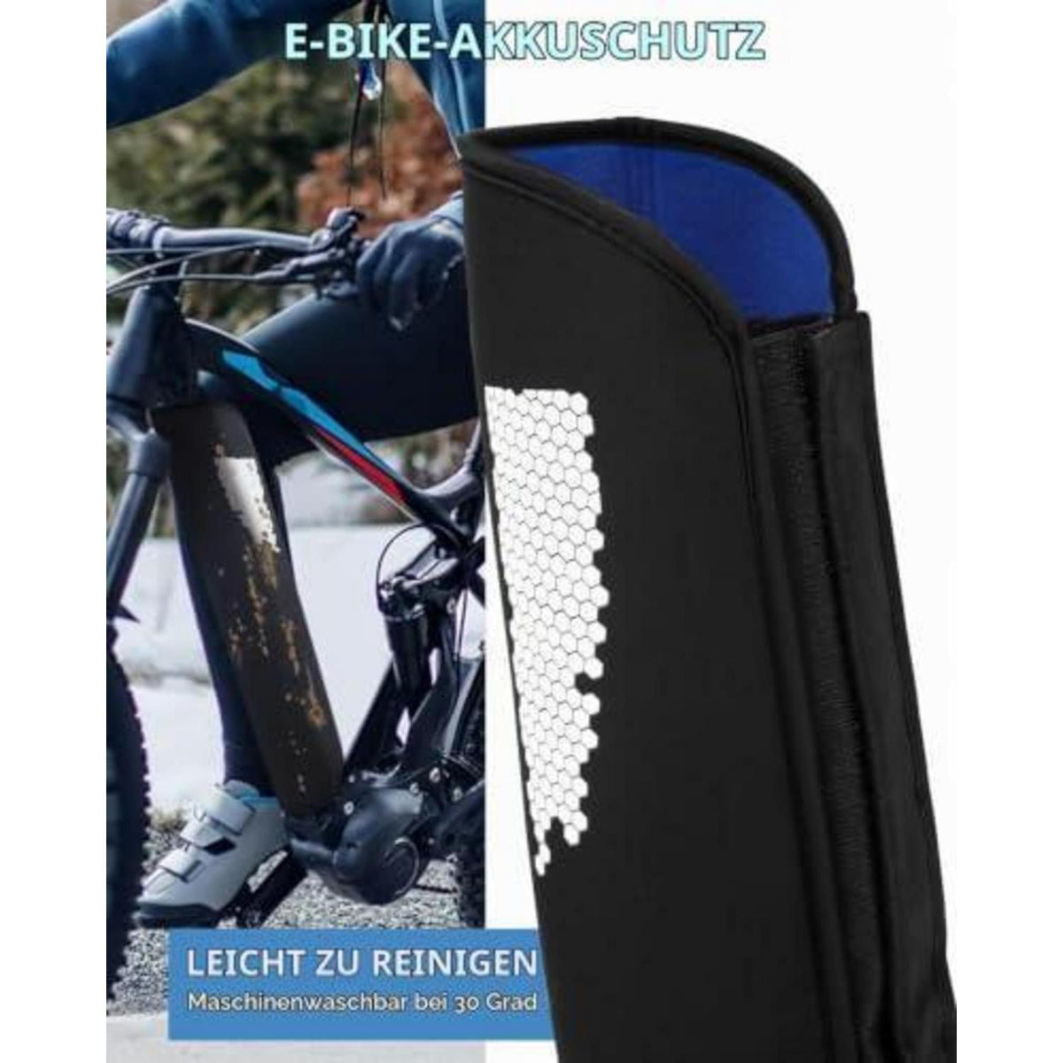 E-Bike Akku Schutzhülle für Rahmenbatterien 28-40cm