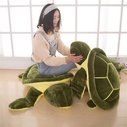 Große Plüsch Schildkröte 30cm - Kuscheltier & Dekokissen