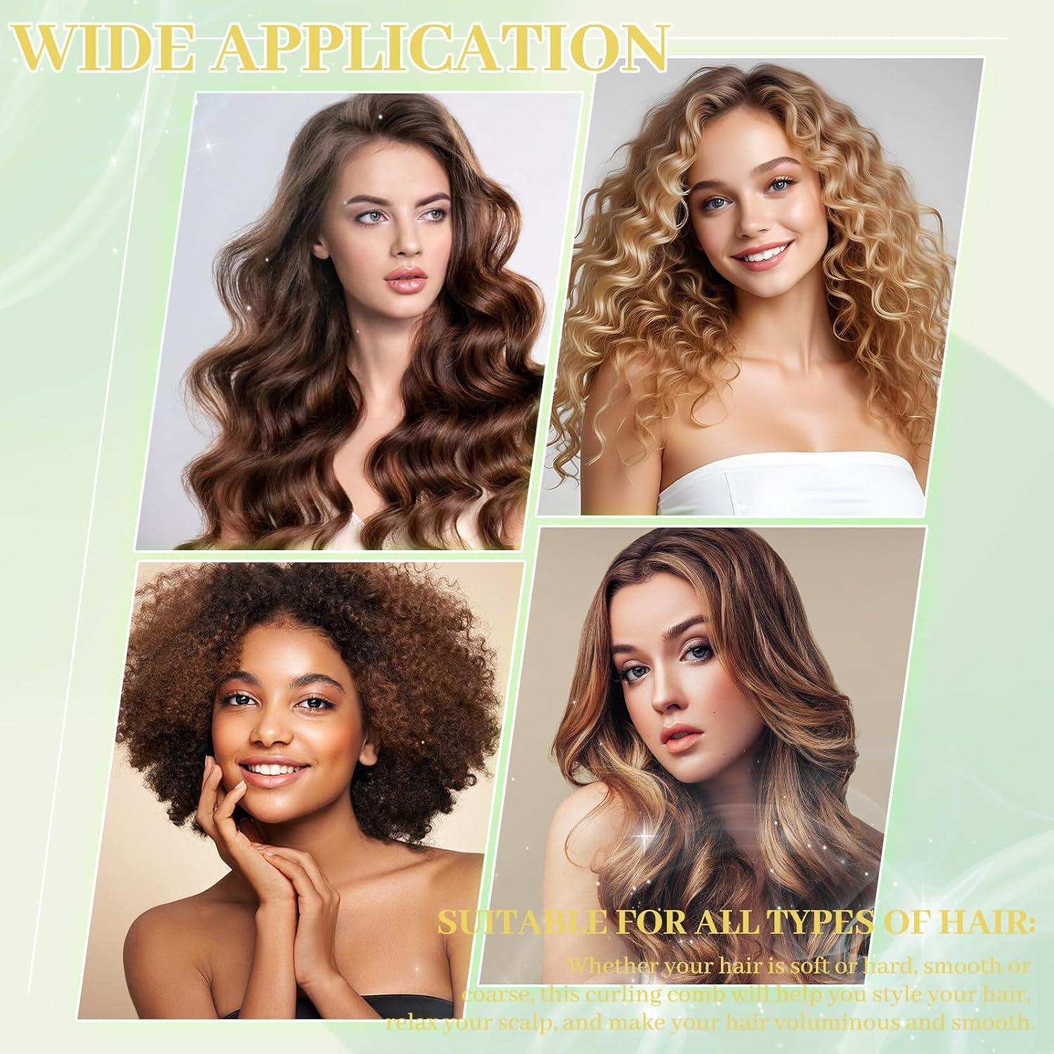 Curl defining brush Lockenbürste Set Bürste Präzisionskamm detangler