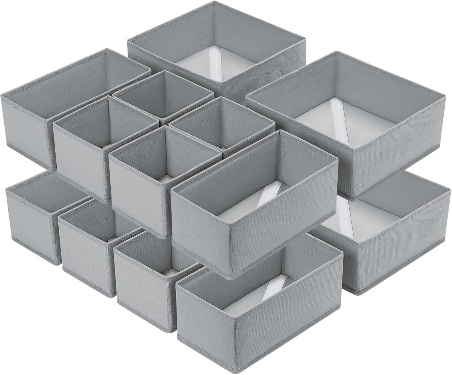 Unterwäsche Organizer Schrank Schubladen Aufbewahrungsbox Stoff - 16er Set