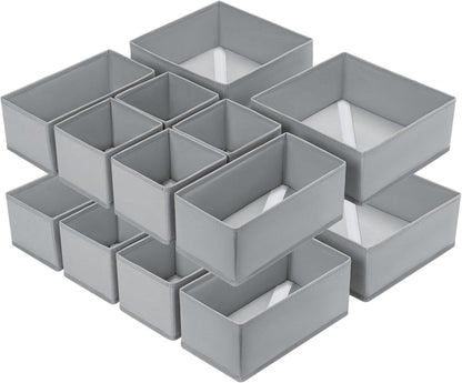 Unterwäsche Organizer Schrank Schubladen Aufbewahrungsbox Stoff - 16er Set