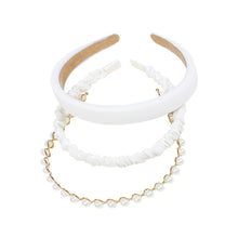 Haarreif Set Damen Weiß für Vintage Frisuren & Hochzeiten