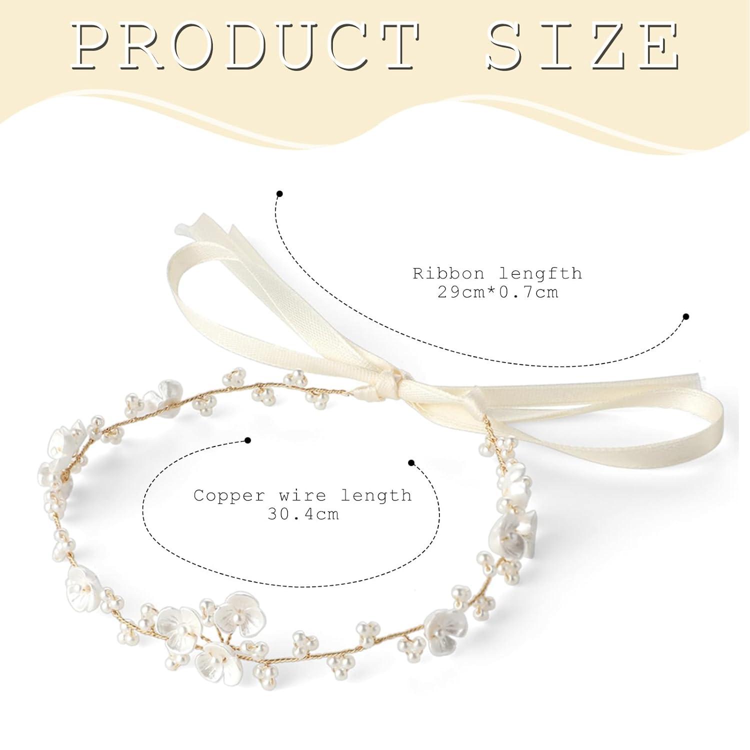 2er Set Blumenkranz Kinder Haarschmuck Mädchen Hochzeit
