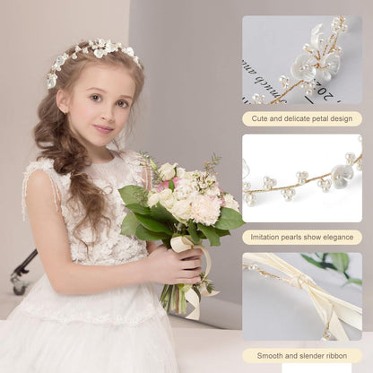 Blumenkranz Haarschmuck Kinder Hochzeit Party Mädchen