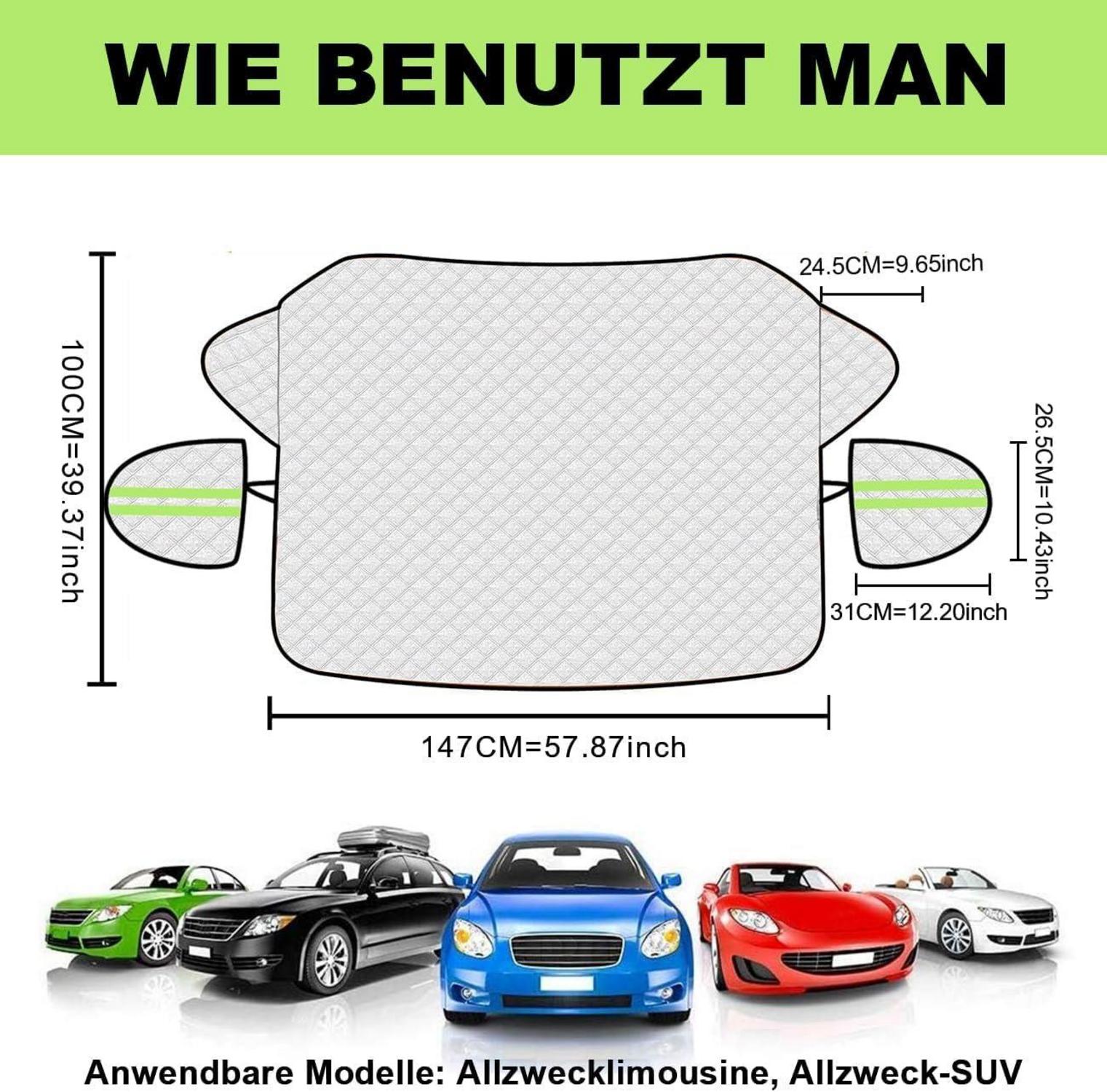 Frontscheibenabdeckung Windschutzscheibenabdeckung Winter Schutz Auto