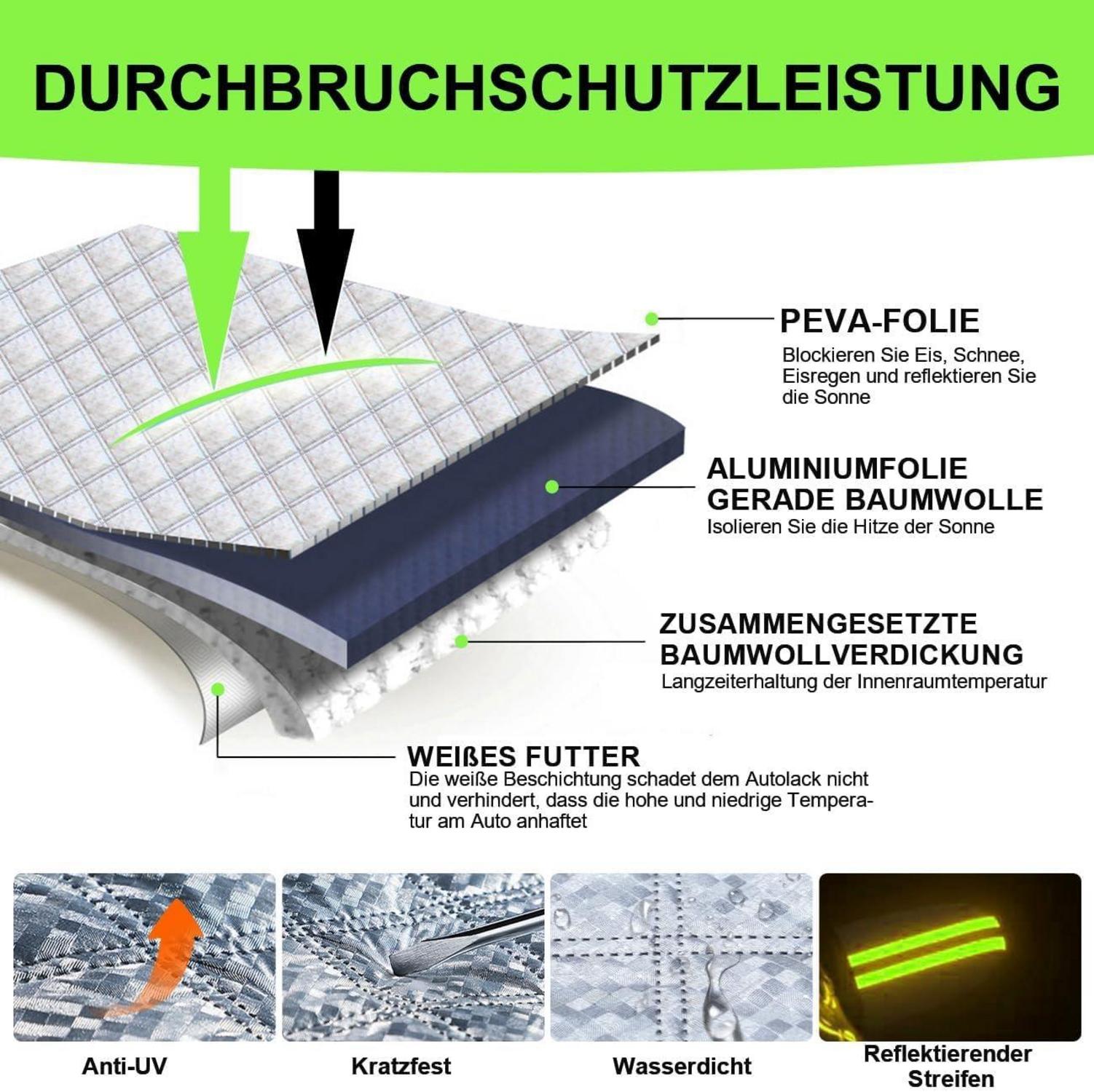 Frontscheibenabdeckung Winter Auto Schutz gegen Schnee
