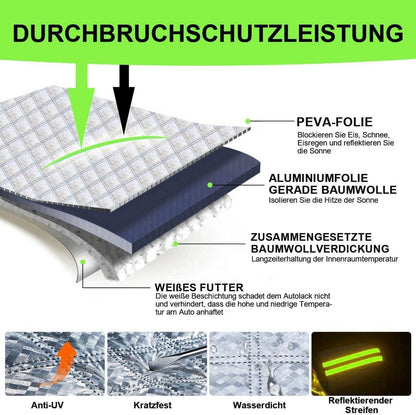 Frontscheibenabdeckung Winter Auto Schutz gegen Schnee