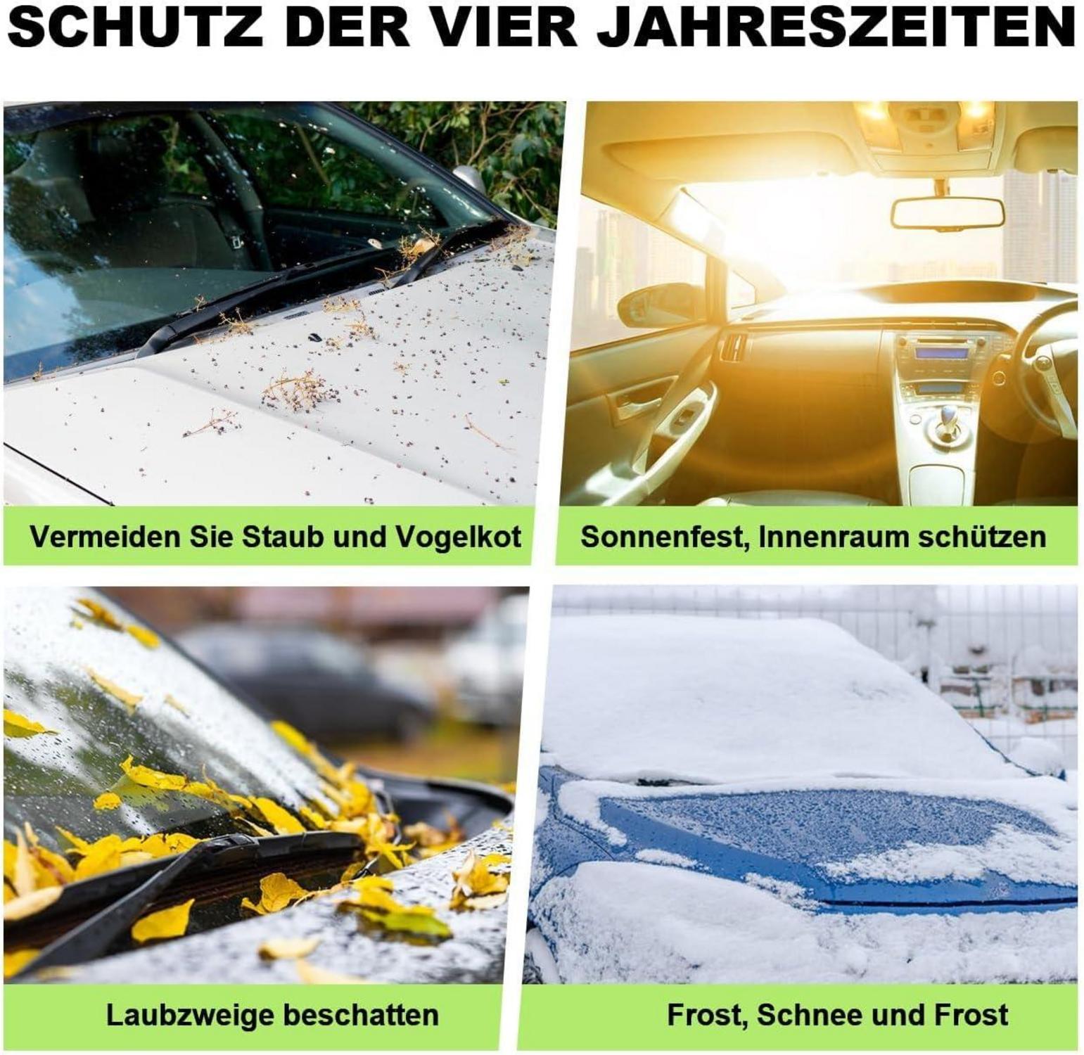 Auto Frontscheibenabdeckung Winter Schutz Ultra-Dick Gegen Schnee Frost & Sonne
