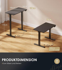 Modernes Elektrischer Schreibtisch Höhenverstellbar Memory-Funktion