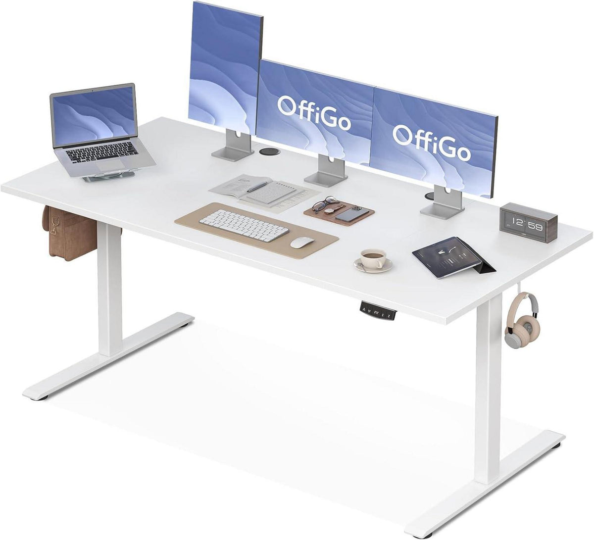 Elektrischer Schreibtisch mit Memory-Funktion für Zuhause und Büro