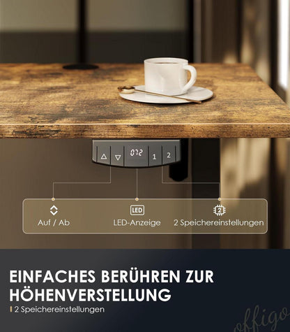 Kinderschreibtisch Höhenverstellbar 100 cm Elektrisch Ergonomisch 18mm