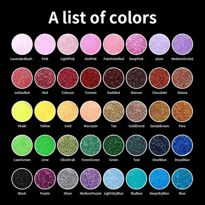 Glitzer Tattoo Set Kinder – 40 Farben & 147 Schablonen