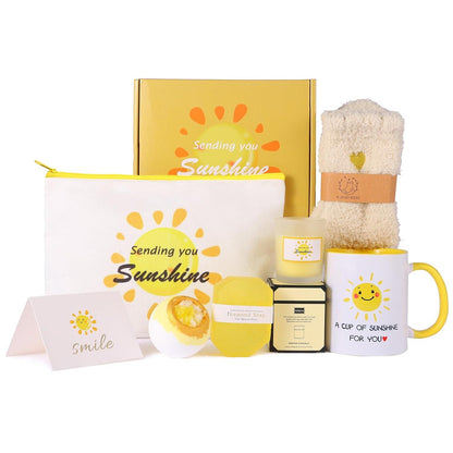 Geschenkbox Sending you Sunshine Geburtstag Weihnachten Spa Frauen