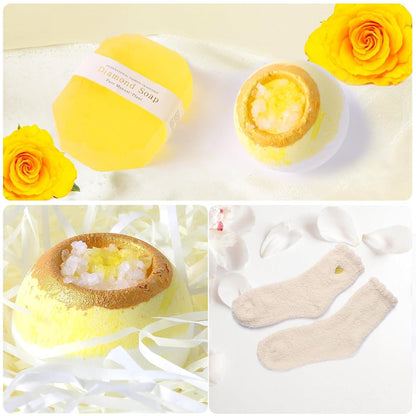 Geburtstagsgeschenkbox für Frauen - Sending Sunshine - Wellness-Set - Selbstpflege-Paket - Geschenkkorb - Muttertag - Weihnachten