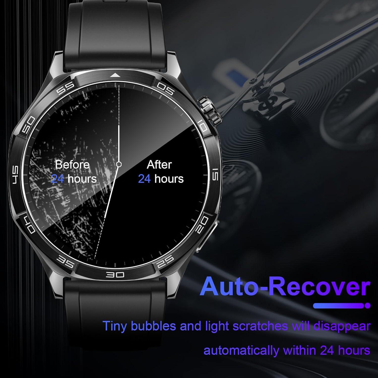 Schutzfolie Panzerglas Huawei Watch GT5 46MM, 2.5D Klar Anti-Bubble