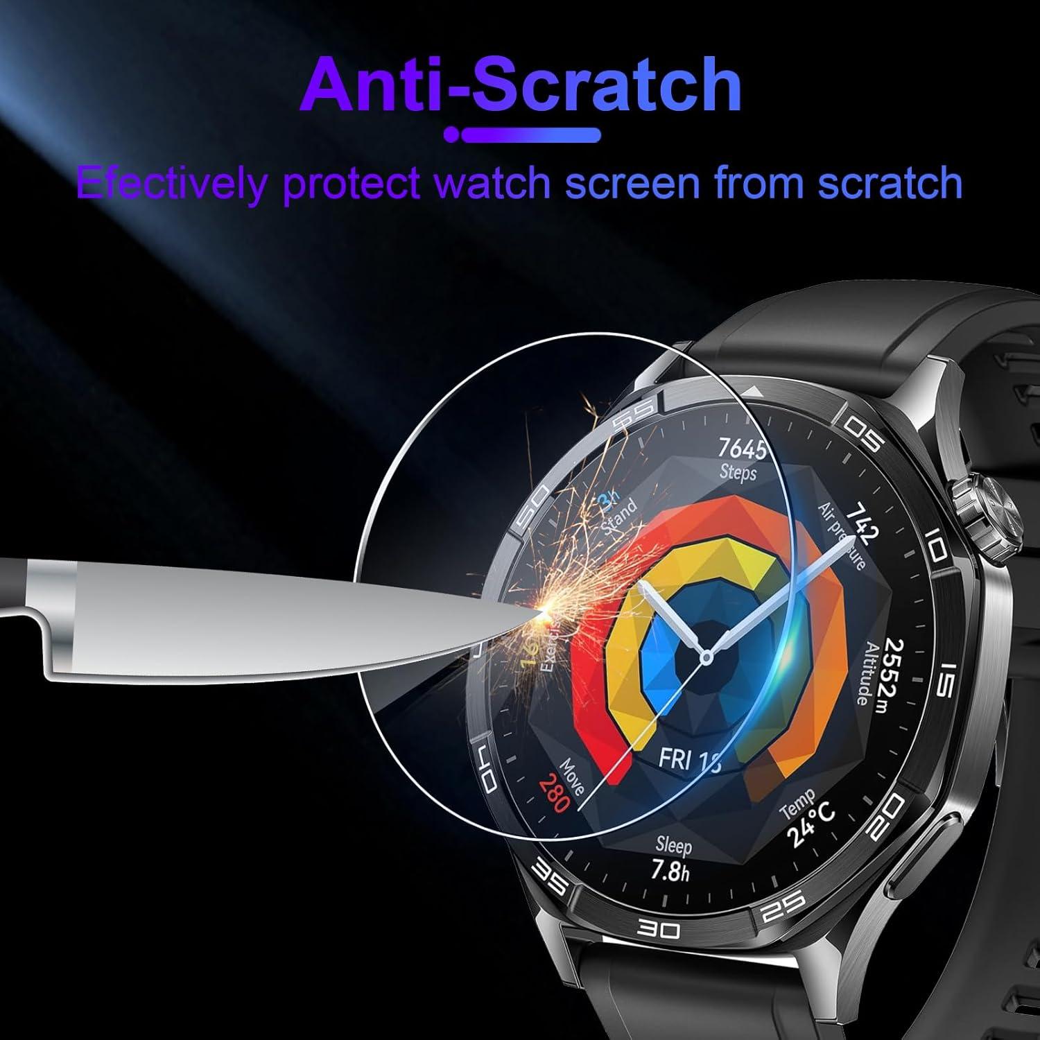 3er Pack Panzerglas Schutzfolie Huawei Watch GT5 46MM Klar Displayfolie