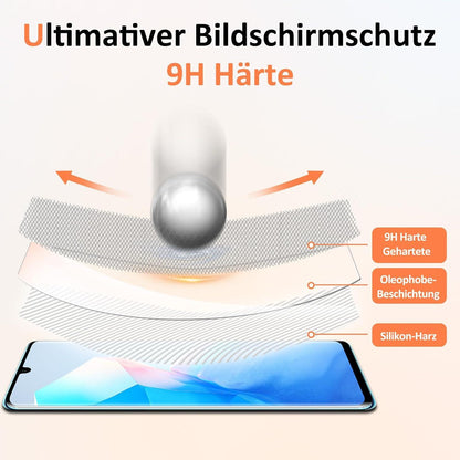 2er Set Panzerglasfolie für Huawei P30 Pro 9H Displayschutz