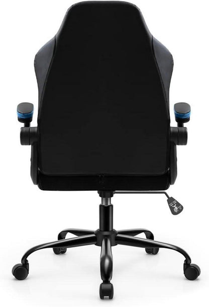 Ergonomischer Gaming-Stuhl Büro Computerstuhl Armlehnen Sitzhöhe 360° Drehung