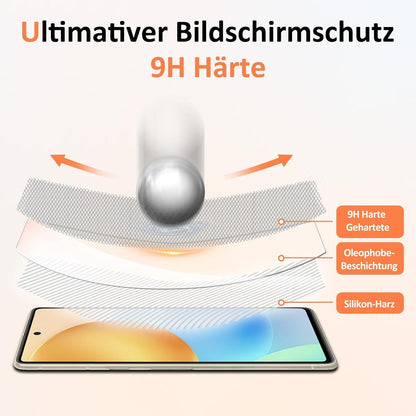 Panzer Glas Schutzfolie für Google Pixel 7 mit Kameraschutz