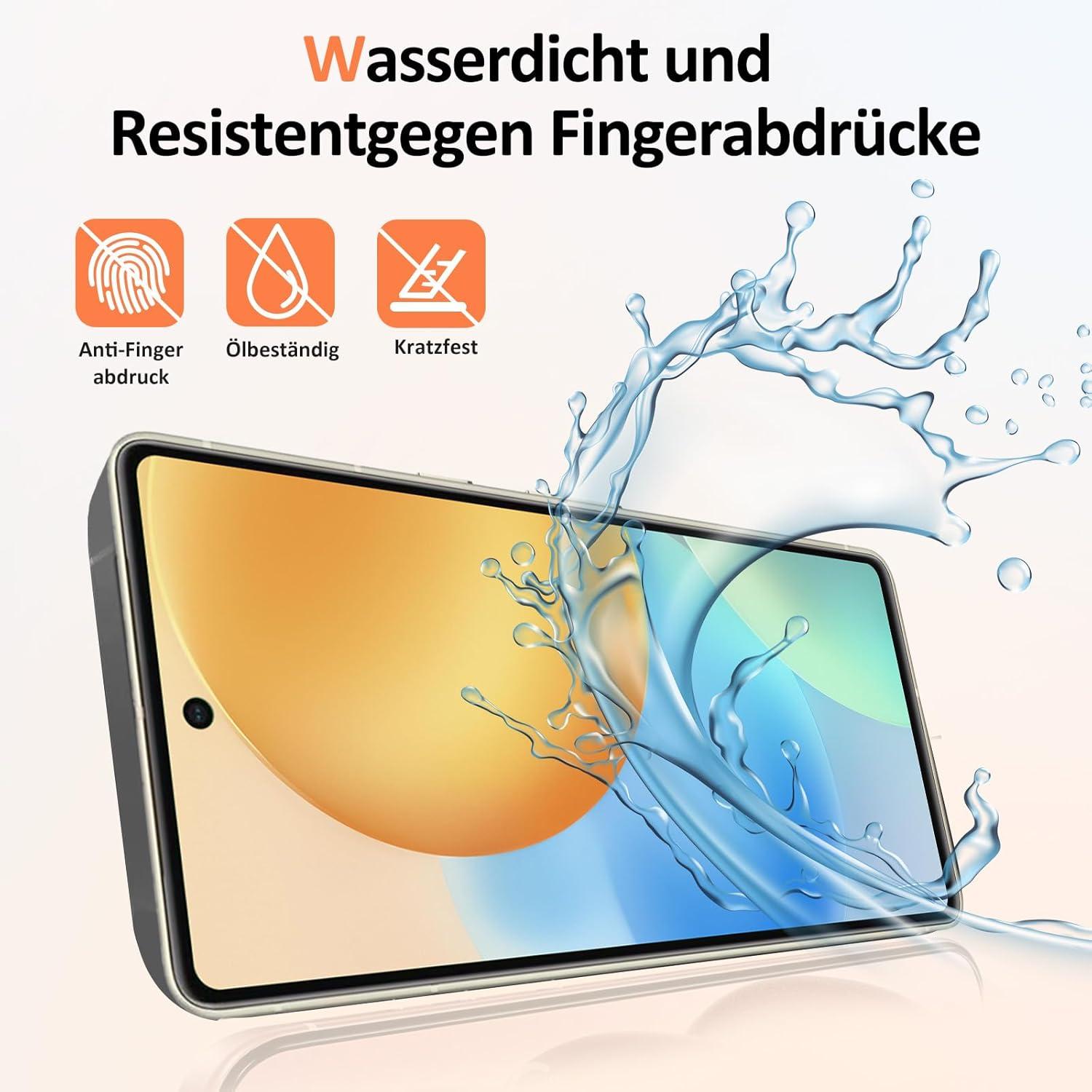 2 Stück Panzerglas Schutzfolie + Kameraschutz Google Pixel 7 9H