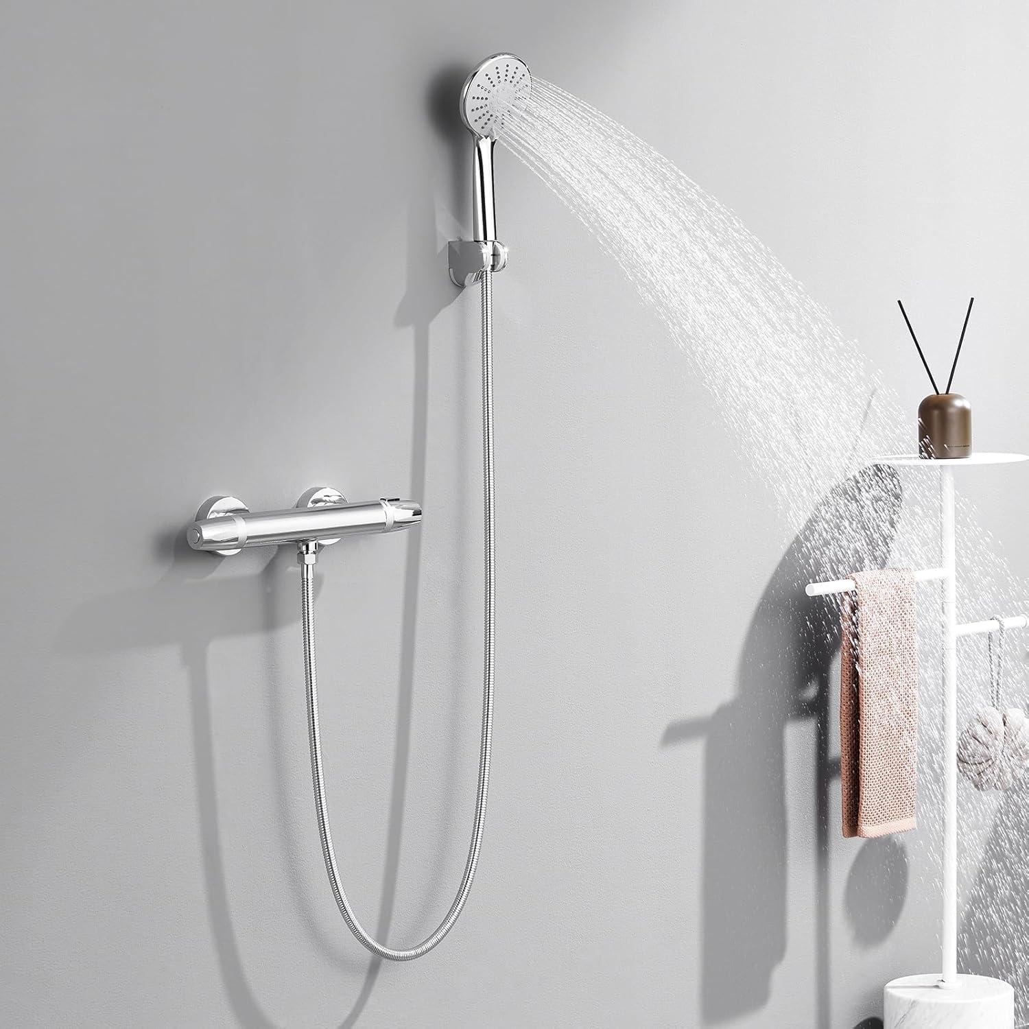 Auralum Duscharmatur Thermostat - Sicherheitsfunktion 38 °C