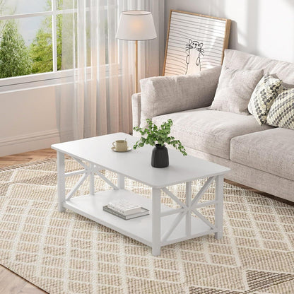 Couchtisch mit Stauraum 100 cm Holz Metall Industriestil