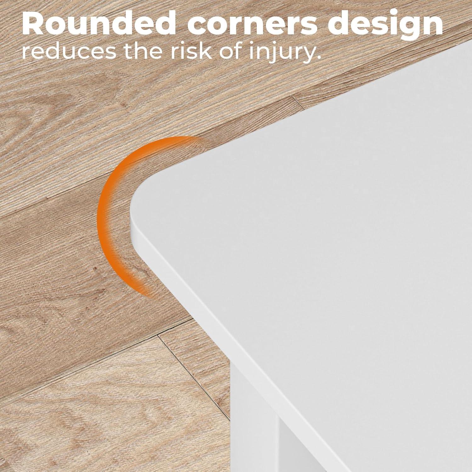 Couchtisch Rustikales Design mit Stauraum 100cm Holz Metall