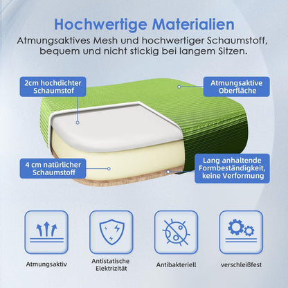 Ergonomischer Bürostuhl mit Lendenwirbelstütze und Atmungsaktiver
