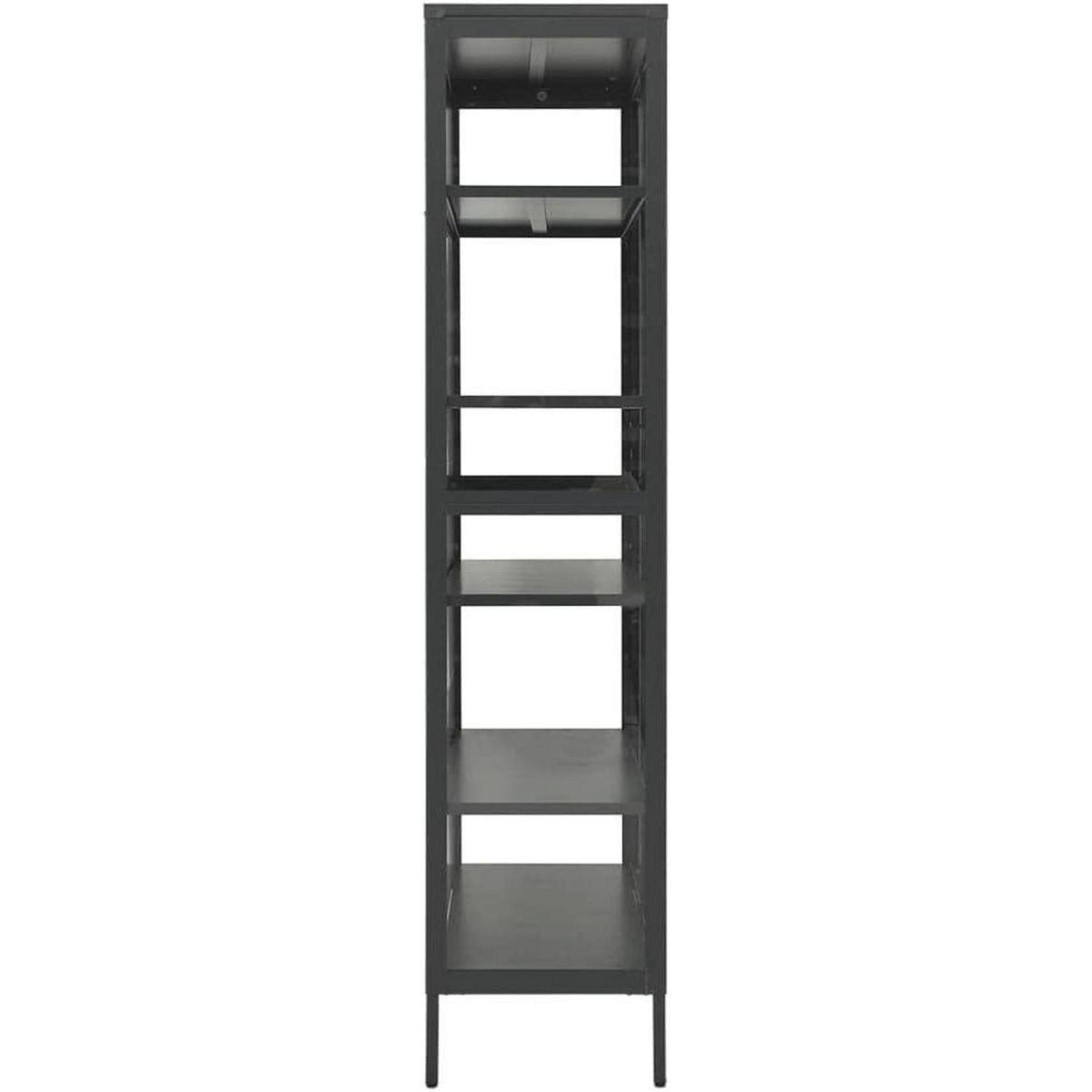 Glasvitrine mit 4 Fächern – Highboard 90x40x180cm