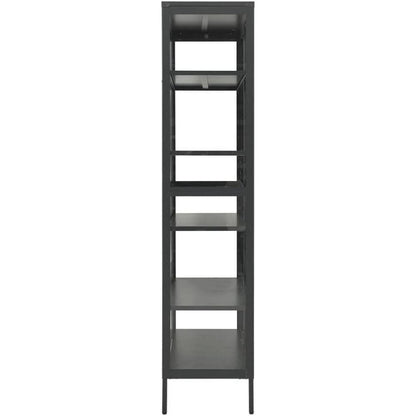 Glasvitrine mit 4 Fächern – Highboard 90x40x180cm