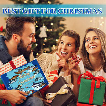 Angel Adventskalender 2024 Männer Weihnachten Angeln Köder Set