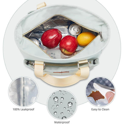 Lunchtasche isoliert 15L – Grün für Arbeit, Picknick & Reisen