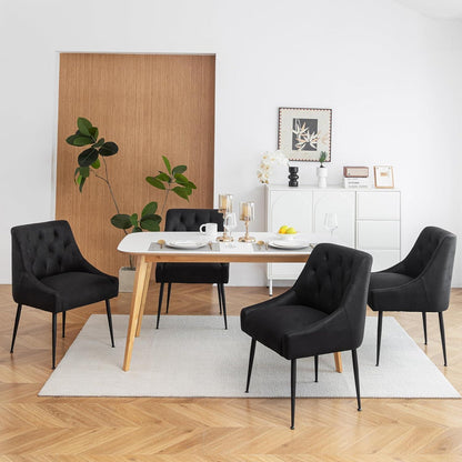 Esszimmerstühle 2er Set Schwarz – Modern & Komfortabel mit Hebel