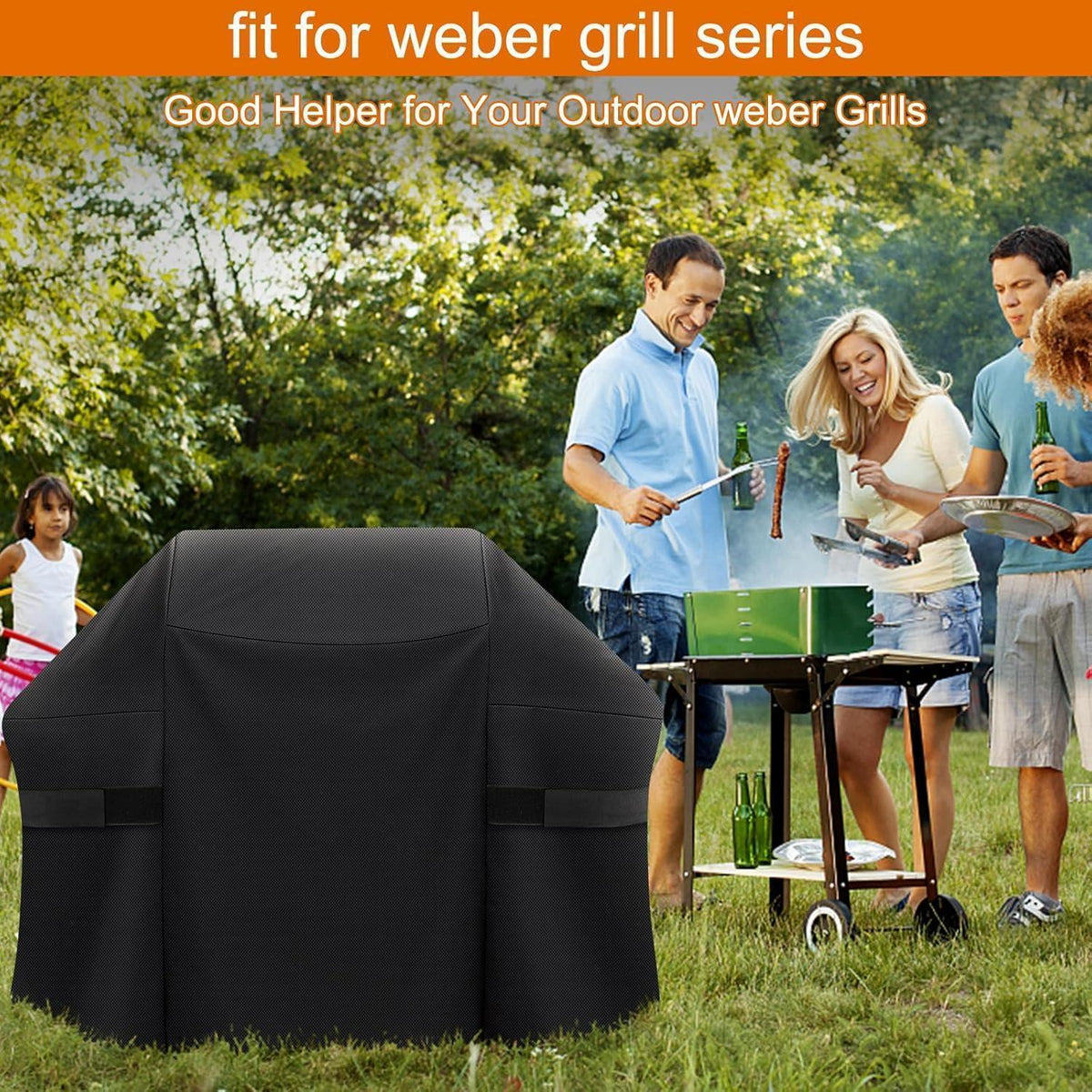 Grillabdeckung Wasserdicht 129cm für Weber Spirit I & II