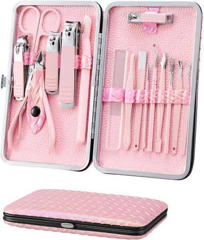 Nagelknipser Maniküre Pediküre Set 16-teilig - Edelstahl Werkzeuge