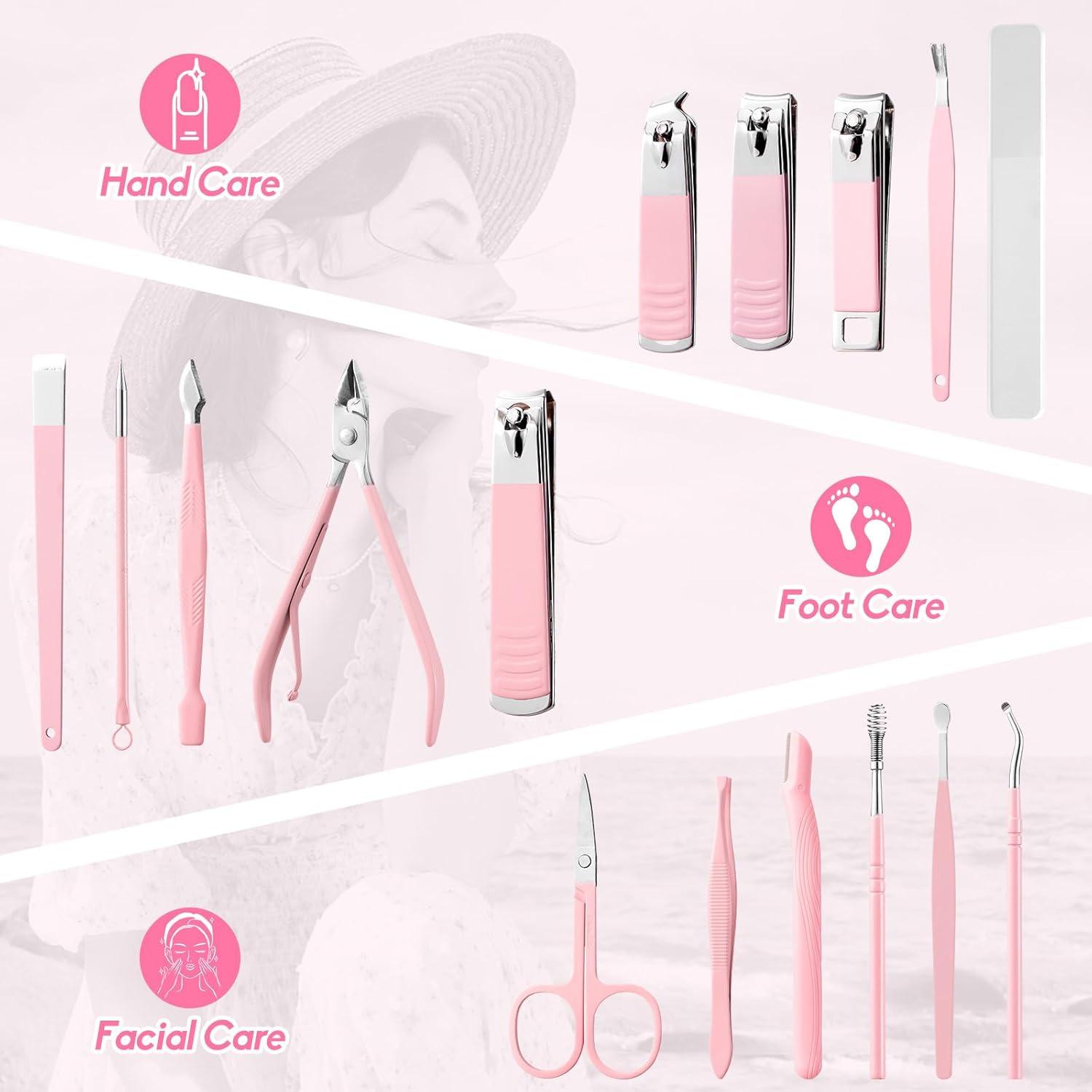Professionelles Nagelpflegeset 12-teilig für Damen